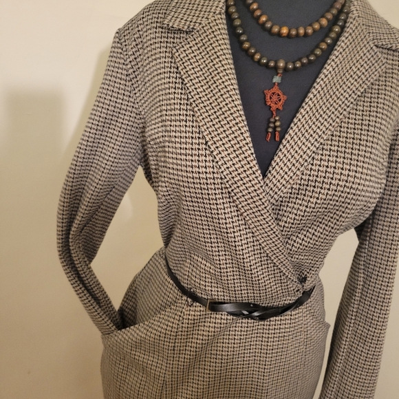 Max Studio Houndstooth Dress Size M - Picture 3 of 16